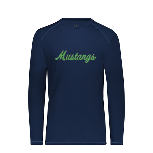 [6846.065.S-LOGO1] Youth SoftTouch Long Sleeve (Youth S, Navy, Logo 1)