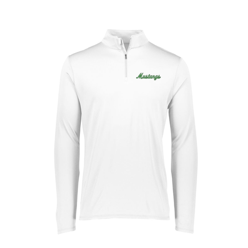 [FTLQFLWH-FAXS-LOGO1] Ladies Flex-Lite 1/4 Zip Shirt (Female Adult XS, White, Logo 1)