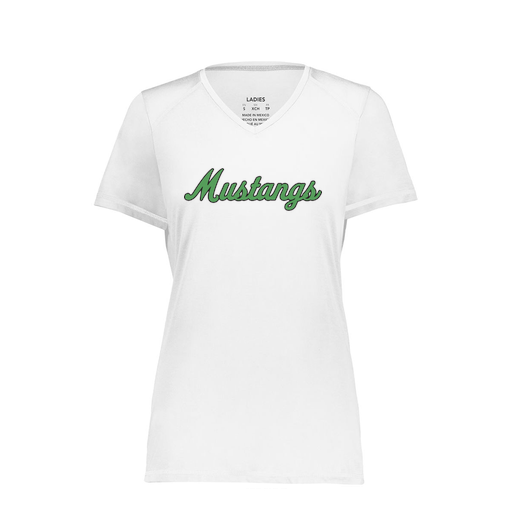 [6844.005.XS-LOGO1] Women's SoftTouch Short Sleeve (Female Adult XS, White, Logo 1)