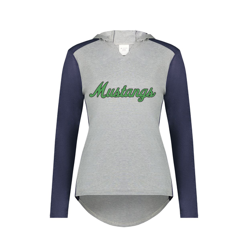 [6902.29V.XS-LOGO1] Ladies Vintage Hoodie (Female Adult XS, Navy, Logo 1)