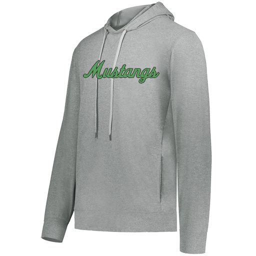 [222698.013.S-LOGO1] YOUTH VENTURA THIN KNIT HOODIE (Youth S, Silver, Logo 1)